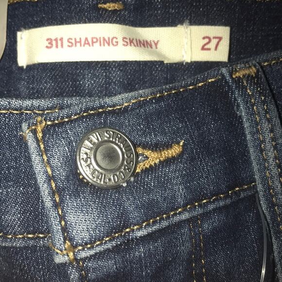 Levi’s Sculpt NEW 311 Shaping Skinny Ankle Jeans Size 27 - Picture 1 of 8